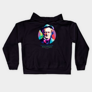 Richard Wagner in WPAP Kids Hoodie